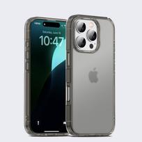 KEYSION Clear Matte Case for iPhone 16 Pro Max Transparent Soft Silicone+PC Shockproof Phone Back Cover for iPhone 16 15 Pro Max for iPhone 15 Pro ruda