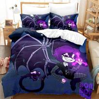 M-Murder Drones Cartoon Print Bedding Sets Exquisite Bed Supplies Set Duvet Cover Bed Comforter Set Bedding Luxury Birthday Gift EU Single135x200cm
