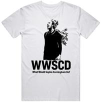 What Would Sophie Cunningham Do Funny Jesus Parody Cool Gift Idea  T Shirt L