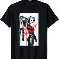Harley Quinn Inked Quinn Black T-Shirt S juoda