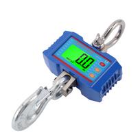 Industrial Electronic Crane Scale 1000kg 2200lb LCD Backlit Unit Switching Data Hold Hanging Scale 1000kg 2200lb blue