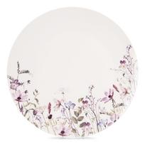 Talerz Deserowy Płytki Mały na Ciasto Deser Porcelanowy Kwiaty 20,5 cm