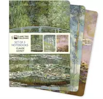 KNYGA Flame Tree Studio Claude Monet Set of 3 Standard Notebooks