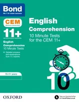 KNYGA Christine Jenkins Bond 11+ CEM English Comprehension 10 Minute Tests: Ready for the 2025 Cambridge Select Insight exam
