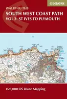 KNYGA Paddy Dillon South West Coast Path Map Booklet - Vol 2: St Ives to Plymouth