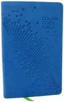 KNYGA Zondervan NKJV, Color Code Bible for Kids, Mėlyna Leathersoft, Comfort Print