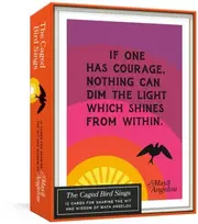 KNYGA Maya Angelou The Caged Bird Sings Note Cards