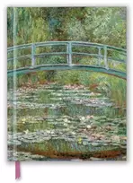 KNYGA Flame Tree Studio Claude Monet: Bridge over a Pond of Vanduo Lilies (Blank Sketch Book)