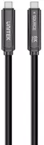Unitek USB-C optinis kabelis | 10Gbps | PD60W | 8K@30Hz | juoda, 10 m