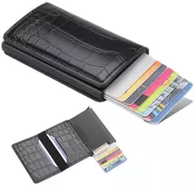 Minimalistinė piniginė , kortelių dėklas, anti vagystės , RFID blokavimas , Sesutes , 1 vnt