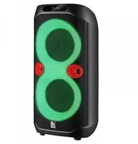Defender Nešiojama kolonėlė BOOMER 95 Bluetooth 100W MP3/FM/USB/AUX/TWS/LED/MIC/DSP/Equalizer/Lizdas gitarowe/LCD KARAOKE juoda (65195)