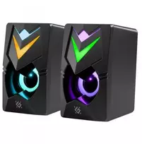 Kompiuterio kolonėlės Głośniki komputerowe Defender Głośniki Defender J4 2.0 6W USB pašvietimas LED RGB