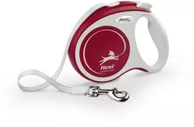 Flexi FLEXI smycz automatinė Comfort Plus XS taśma 3 m kol. raudona