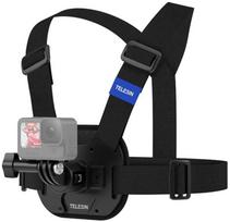 Kameros tvirtinimas - Telesin S2-CGP-02-OL krūtinės tvirtinimas GoPro, reguliuojamos juostos, juoda