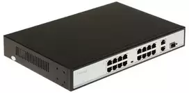 Šakotuvas Uniview PoE komutatorius TC-P3S019 SPEC:H/1621/AT/180, 16 prievadų, SFP, Tiandy