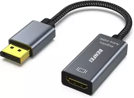 TelForceone BENFEI adapteris aktyvus DisplayPort į HDMI 4K 60Hz pilka