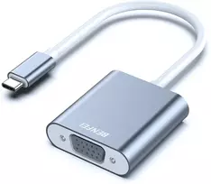 PNY BENFEI adapter USB C to VGA pilka