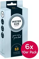 Mister Size 53mm6xpackof10