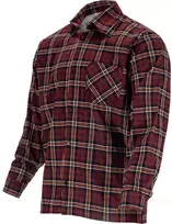 Koszula Burgundiško vyno languoti flaneliniai marškiniai, 170 g/m2, "2xl", ce, lahti