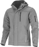 Kurtka Striukė Softshell striukė su gobtuvu, pašiltinta, pilka, "xl", ce, lahti