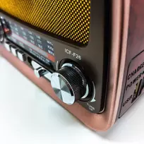 RTO Nešiojamasis virtuvės radijas su retro FM, Bluetooth, USB, SD