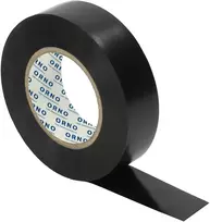 Orno Juoda izoliacinė juosta, storis 0,13 mm, plotis 19 mm, ilgis 20 m