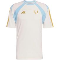 Adidas Messi House Of Tiro Marškinėliai 10 Apvalus Kaklas Megztukas Patogūs Trumpomis Rankovėmis Futbolo Marškinėliai Vyriški marškinėliai KH0334 2XL white