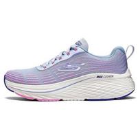 Skechers Max Cushioning Elite 2.0 Moteriški tinklelio paminkštinti žemi bėgimo bateliai Mėlyni Rožiniai 129600-LBPK 36