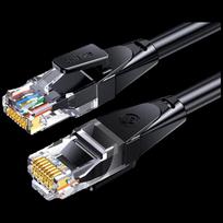 BIAZE CAT6A 10 Gigabit Non-Shielded Ethernet Cable juoda