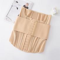 Breathable Mesh Cloth Waist Trainer Women Removable Elastic Band Tummy Control Postpartum Belly Sports Fitness Yoga Sets Model XXL