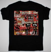 Vtg POWERMAN 5000 band Concert Cotton Black Full Unisex Tee Shirt S