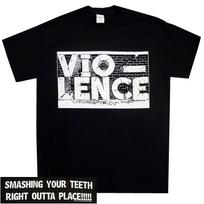 Vio-lence Smashing Your Teeth Shirt S-4XL T-shirt Thrash Metal Band T-Shirt Offcl S