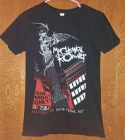 My Chemical Romance T Shirt One Night Only! May 9th 2008 New York City Size XS XL
