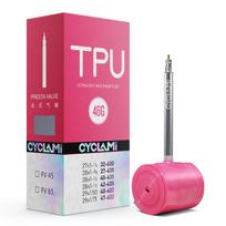CYCLAMI 46g TPU Inner Tube 700x32/35/37/40/47C MTB29 inch x 1.5/1.7 46g-65mm rožinė