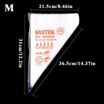 Disposable Cream Pastry Bags Cake Piping Bag Decorating Tool Cupcake Piping Kitchen Baking Accessories 200 /100/50/20Pcs (as the picture,100Pcs)