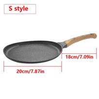 Crepe Pan Pancake Nonstick Frying Pans Wooden Handle Omelet Cooking Breakfast Pizza Steak Fried Cooker Crepe Kitchen Accessories