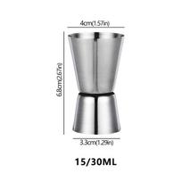 Stainless Steel Cocktail Measuring Jigger Double Shaker Cup Shot Drink Spirit Measure Jigger Kitchen Gadgets Bar Accessories