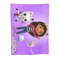 Gabbys Dollhouse Cartoon Blanket Velvet Summer Portable Super Warm Throw Blanket for Bedding Travel Bedspreads 30x40in