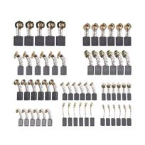Multipurpose Electric Motor Carbon Brushes 60pcs 10 Variants High Temperature Motor Repair for Home Appliances 1