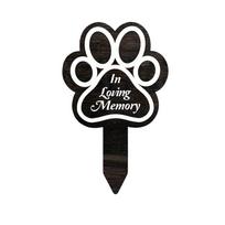 Naminių gyvūnėlių memorialinis sodo kuolas Ilgaamžis paminklas naminių gyvūnėlių kapų žymekliai, memorialinis sodas kapinių kiemo dekoravimas sodo kapo dekoras sodui, kiemui, One Size