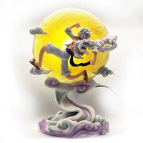 28cm One Piece Anime Figure Moon Fairy Nika Monkey D Luffy Gear 5 Featuring Moon Light Action Figure Gk Statue Model Collection Playthings balta