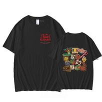 Noah Kahan T-Shirt 100% Cotton Short Sleeve Round Neck Tees Women Men Casual Fashion Graphic Printing Tops Summer XS juoda