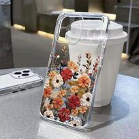 Case For Huawei Honor X9A X8B X9B X7B 90 Lite 5G Nova 7i 3i 5T 7 6 9 SE P30 Pro P40 Lite Y9 Prime 2019  Floral Transparent Honor X8B