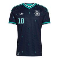 Adidas Originals 2026 World Cup Germany National Team Jamal Musiala 10 Away V-Neck Short Sleeve Quick-Dry Football Jersey Fan Edition JN2074-10 S