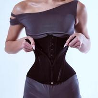 Hourglass Fantasy Waist Trainer Double strong waist belt Postpartum Repair Waist Trainer Women's Bodyshaping Tummy Control Xs smėlis