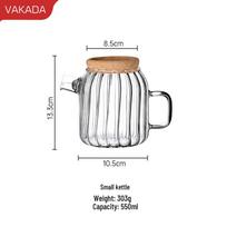 VAKADA Borosilicate Glass Water Pitcher
