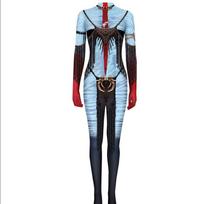 Vaikams A-avataras Vandens kelias Cosplay Kombinezonas Kaukė Su Uodega Vyrams Moterims 3D Spausdinimas Zentai Kūno Kostiumas Helovino Šventės Kostiumas 110cm