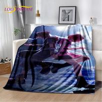 Animacinis Kingdom Hearts žaidimai 3D minkštas flanelinis pledas lovoms, miegamajam, sofai, iškylai, mesti pledas uždengti lauke, laisvalaikio dovana 75cmx90cm