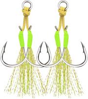 Tolure Assist Hook S UV Braided Line Solid Ring High S/14# žalia