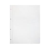 Multiple Pockets A4 Kpop Photocard Binder Transparent DIY Photo Album Refill Pages PP 4 Hole 4 Ring Photocard Holder white